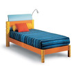 Кровать America6 от фабрики Forni mobili.