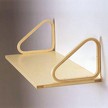 На фото: модель WALL SHELF 112A от фабрики Artek, дизайн Aalto Alvar.