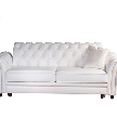 На фото: модель Флоренция большой диван в коже от фабрики Allegro Stile.