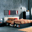 Кровать Salina от компании Flou, дизайн Rodolfo Dordoni.