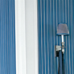 Обои Laurelton Stripe porcelain blue фабрики Designers Guild.