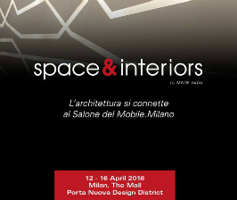 space&interiors пройдет в Милане