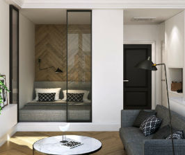 Воздушное пространство: <strong>8</strong> способов сохранить площадь однокомнатной квартиры