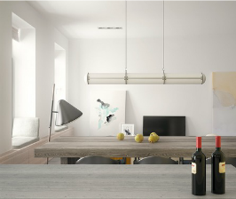 Проект квартиры с японским настроением и нежными акварелями