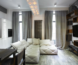 Апартаменты в стиле лофт для молодой семейной пары: дизайнер Катя Корчинова