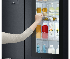 Премиальные холодильники LG INSTAVIEW™ DOOR-IN-DOOR® теперь в черном матовом цвете
