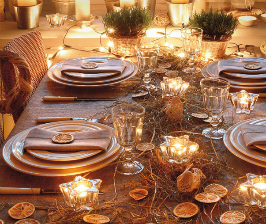 Новогодний банкет – 3 варианта сервировки