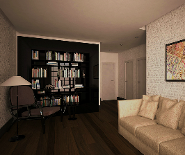 Однокомнатная квартира в стиле минималистичного лофта: проект Антона Часовикова
