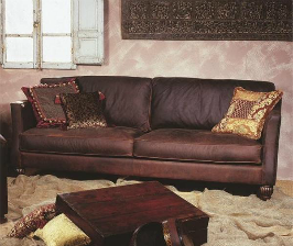 <strong>25</strong> коричневых кожаных диванов