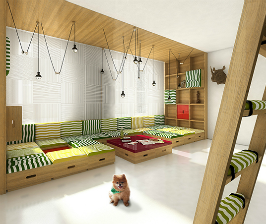 Малогабаритная двухуровневая квартира в Нью-Йорке: дизайнеры Арина Агеева и Дмитрий Жуйков
