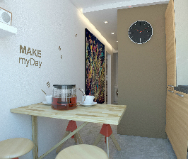 Однушка в панельной многоэтажке: дизайн-приемы минимализма от Олега Кургаева