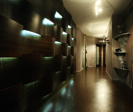 Квартира со встроенной светодиодной подсветкой: дизайнер Наталья Дышлова