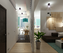 Квартира в скандинавском стиле для молодой семьи