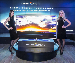 Изогнутые телевизоры Samsung в России