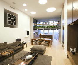 Двухуровневая квартира в современном стиле: дизайнер Вячеслав Сидоренко