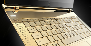 Бриллиантово-золотые ноутбуки HP