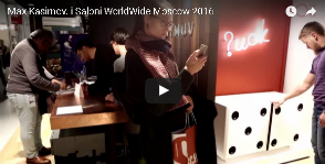 Стенд Макса Касымова на i Saloni WorldWide Moscow 2016
