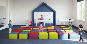 Студия GAFA Architects разработала интерьерные решения для нового типа детских садов