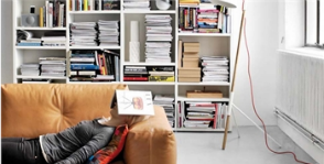 Как разместить коллекцию книг в маленькой квартире