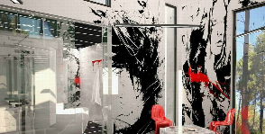 «Проект 6,7» – ванная комната в стиле арт от Михаила Ченцова 