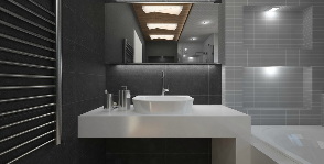 Ванная комната в коттедже: дизайнер Анастасия Фролова