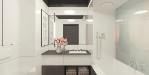 В белой, белой ванной комнате: дизайнер Дарья Карелина