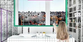 «Невесомый» интерьер для ванной комнаты в европейских апартаментах: дизайнер Екатерина Захарова