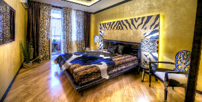 Спальня De luxe: дизайн-студия «Акварель»