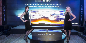 Изогнутые телевизоры Samsung в России