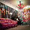 Музыкальный салон и расписные стены в квартире: дизайнер Елена Лебедева